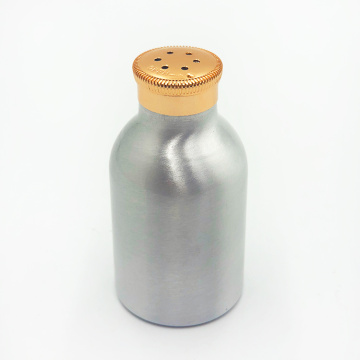 Empty Aluminum bottle for seasoning container