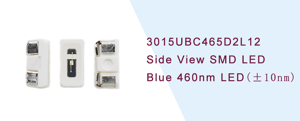 3015UBC465D2L12 Side view SMD LED 3014 SMD LED Blue SMD LED 460nm LED