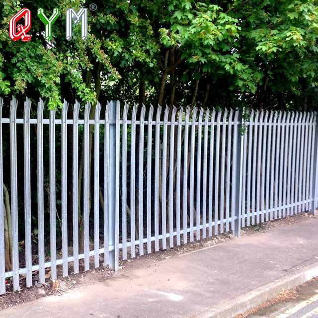 Clôture de clôture de palissade en métal clôture de clôture de palissade