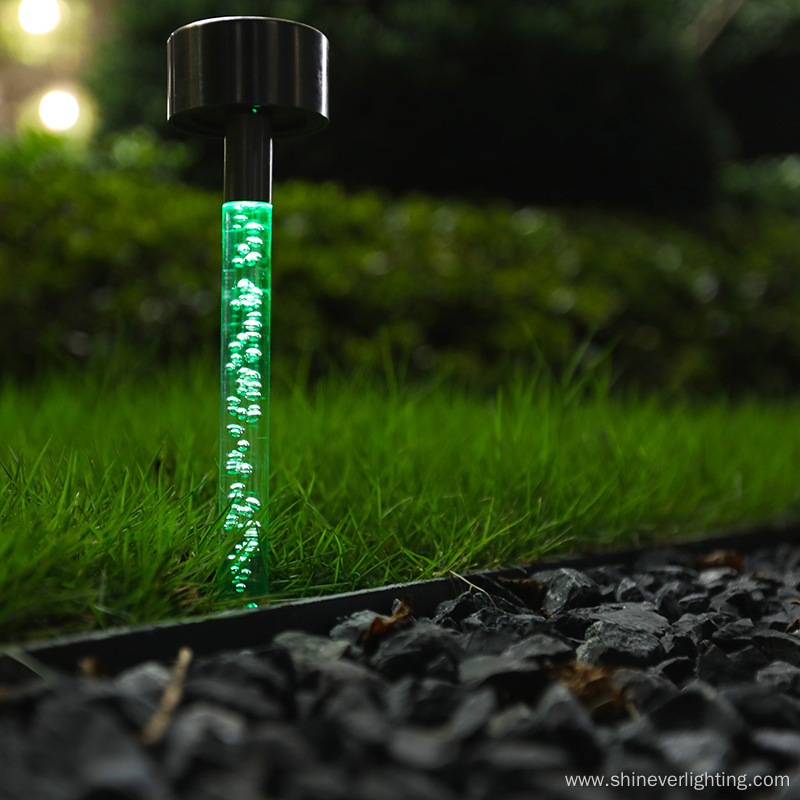 Solar Lawn Lamp Waterproof Park Acrylic Insert Light