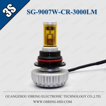 OSRING New Product Super Bright 12V 3000lm 35w auto 9007 led headlight best selling