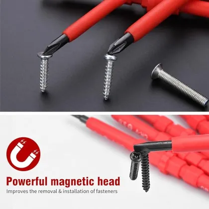 8-in-1 Mini Electrician VDE Magnetic Household Multifunction Screwdriver Set
