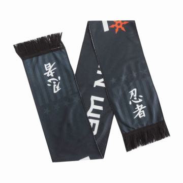 Fast delivery custom design 100% polyester fleece scarf