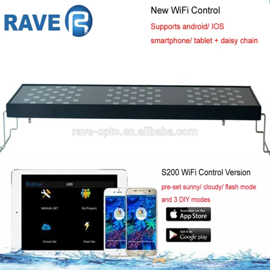 New WiFi Control Saltwater Aquariums LED Aquarium Beleuchtung for Sale