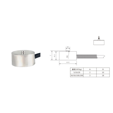 Mini sensor de força de botão de aço inoxidável