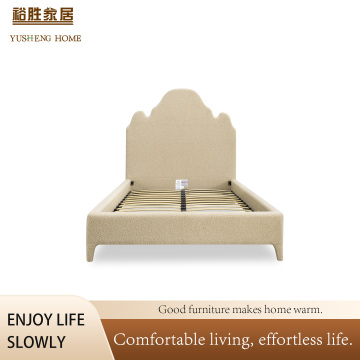 Cama estofada premium com cabeceira elegante