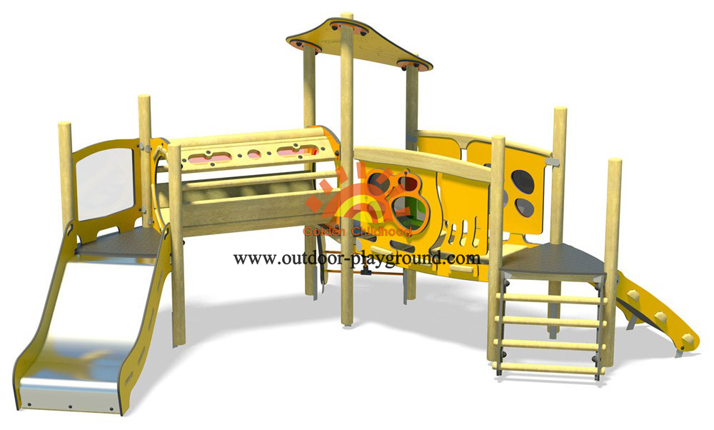 outdoor play structure slide