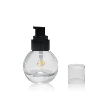 Custom empty glass serum bottle 20g 30g