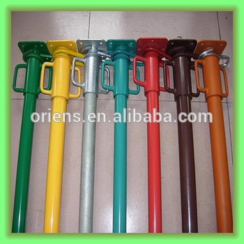 2016 new-style 48.3-60.3mm hot dip galvanized used steel prop
