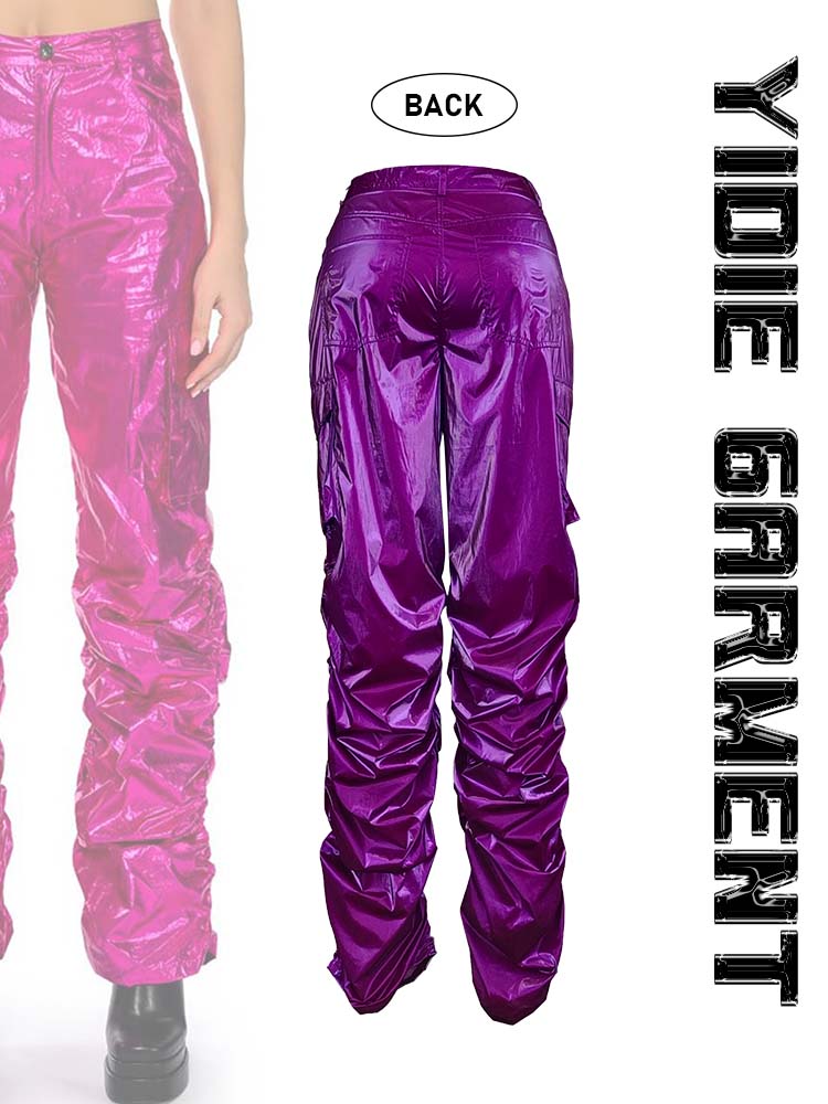 Casual Wrinked Cargo Pants