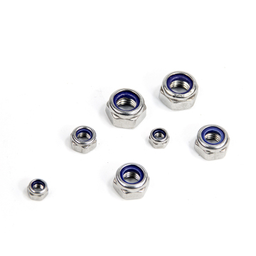 304 GB6170 Stainless steel Hex Lock Nuts