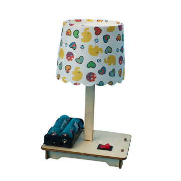 DIY 3D Wooden Stem Puzzle Desk Lamp and Science Experiment Kits: Educational Toys for Kids Interested in Engineering and STEM Learning