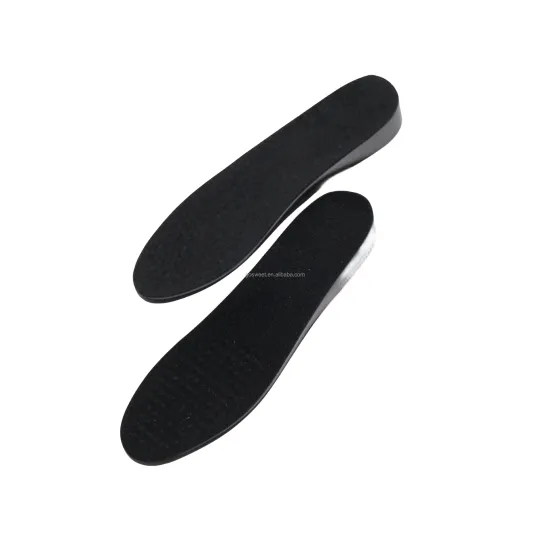 Factory New Comfortable Rubber Shoes Insoles with PU Material for Height Increase: Universal Fit for All Shoes