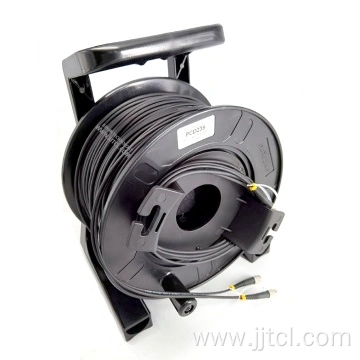 Plastic Deployable cable drum with duplex ST-ST Armored cable China  Manufacturer