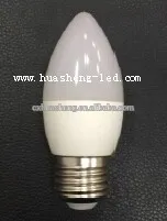 led candle lamp e14 aluminum plastic 4w 3w 5w