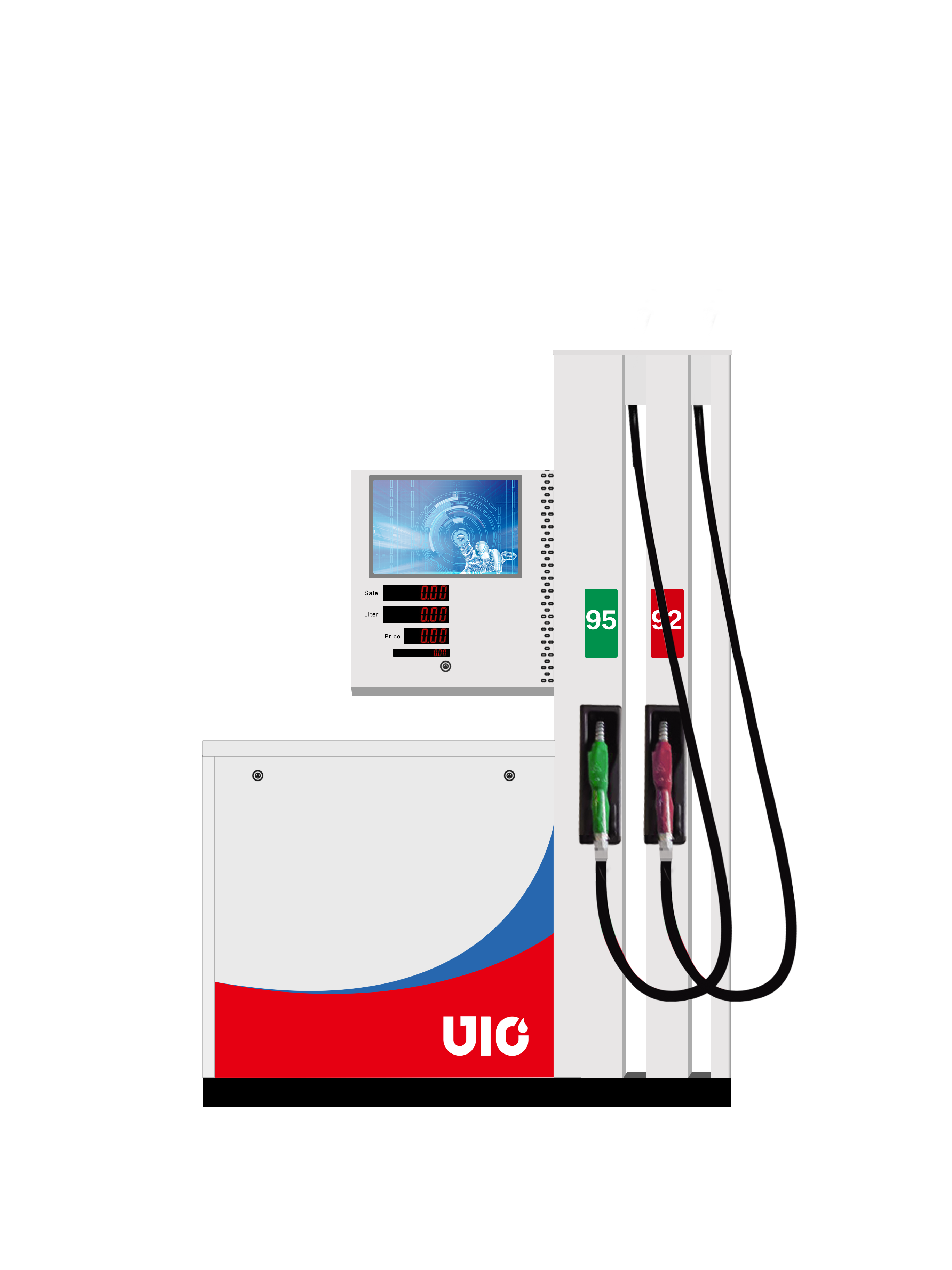 Four Hoses Fuel Dispenser