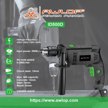 AWLOP 13MM 550W POWER IMPACT DRILL TOOLS ID550D
