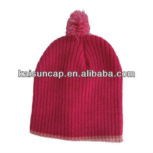 100% acrylic hot sale winter beanie cap