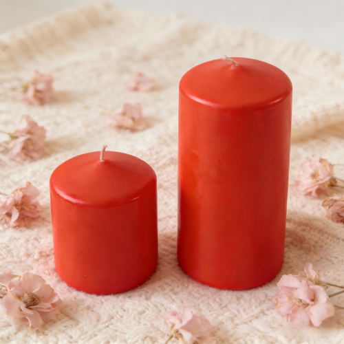 Zhongya Supply Colorful Unscented Pillar Decoration Candles