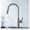 Single Hole Pull Down Stainless-Steel Kitchen Sink Faucet