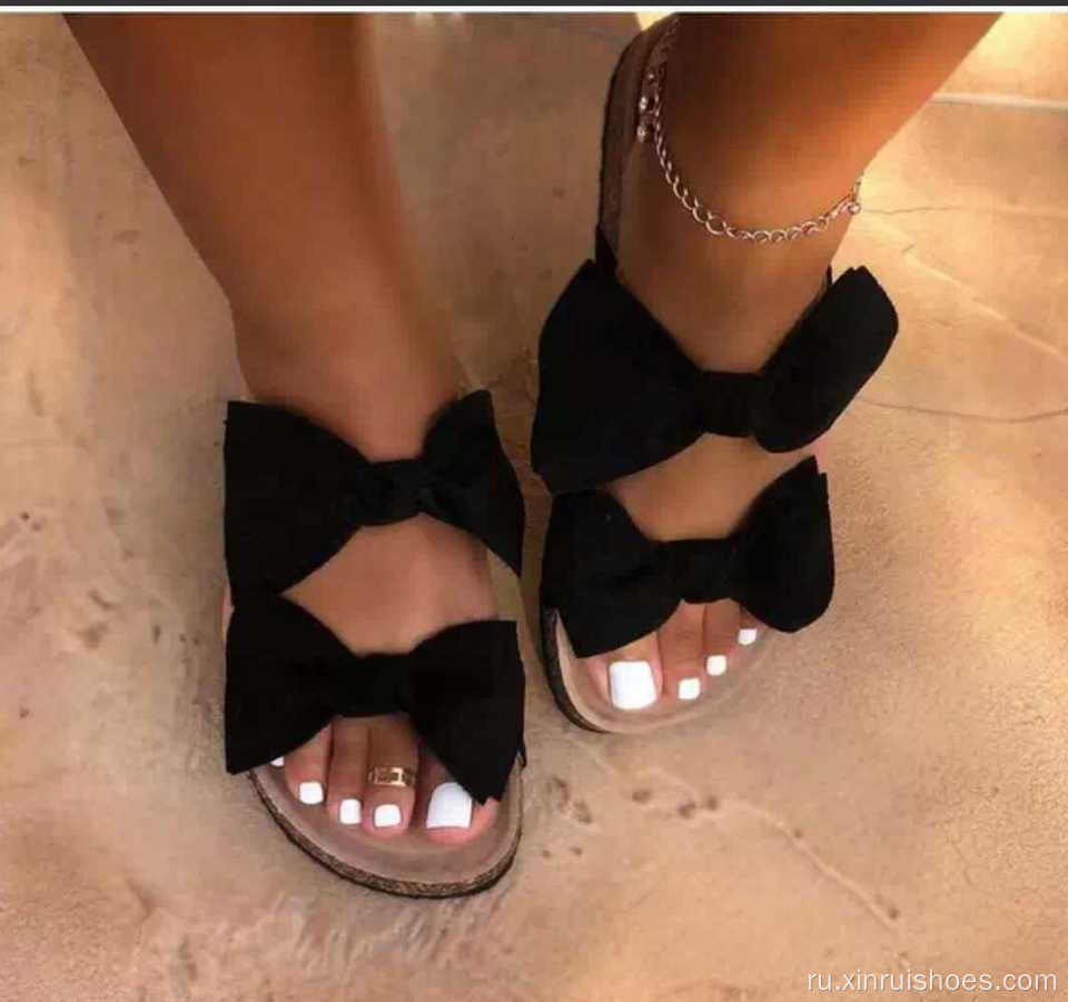Женские повседневные туфли сандалии скользит на летних туфлях тапочки