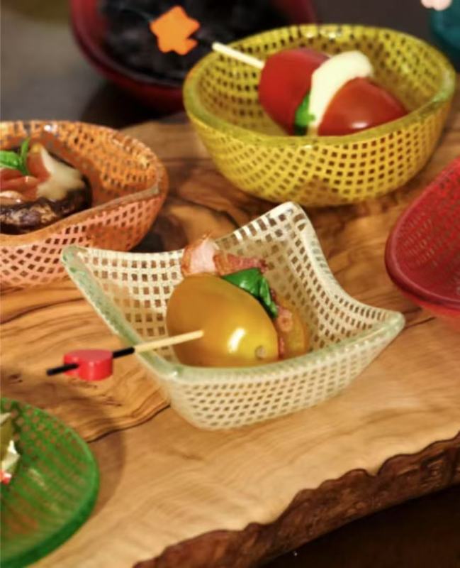 Handcrafted Colorful Glass Bowls - Unique Korean Minimalist Design
