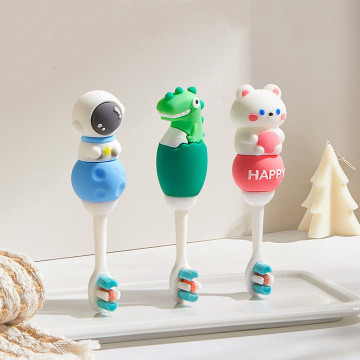 Small Head Soft Hair Toothbrush for Babies and Infants - Space Theme