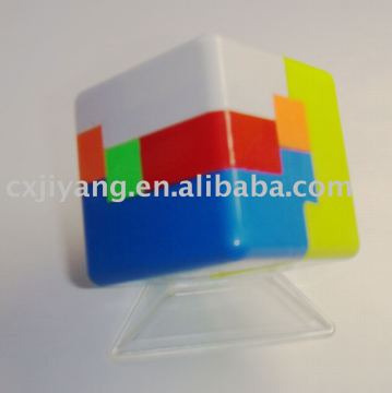 JY-9052 PS colorful jigsaw cube and Magic puzzle cube