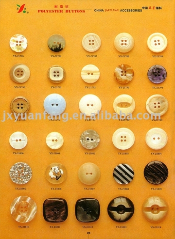 Fashion Resin Buttons  or  Fashion Polyester buttons