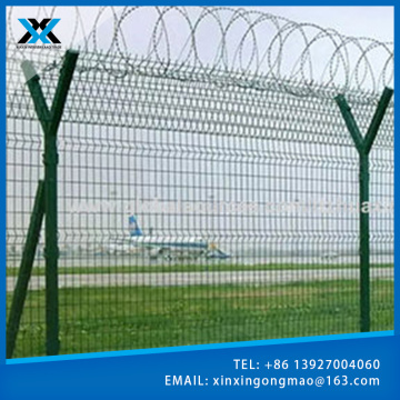 Powder Coated Security Welded Airport Fence