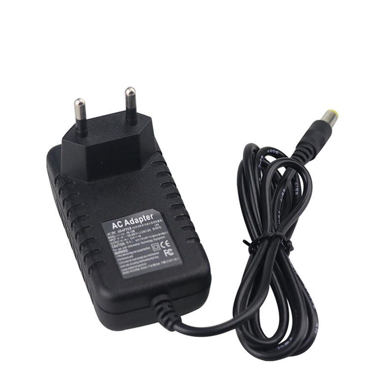 9V 1A switch adapter with EU plug adapter