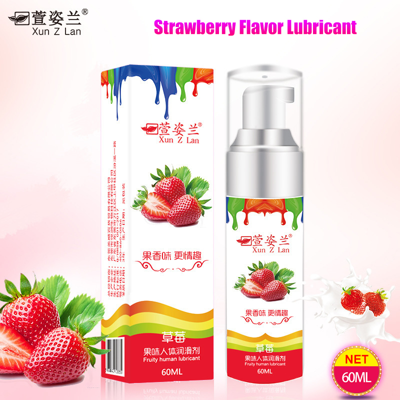 Edible Lubricants Cherry Flavor Lubricant for Sex Lube Lubricant Water Based Lubricant Oral Sex Anal Sex Masturbation Lubricant