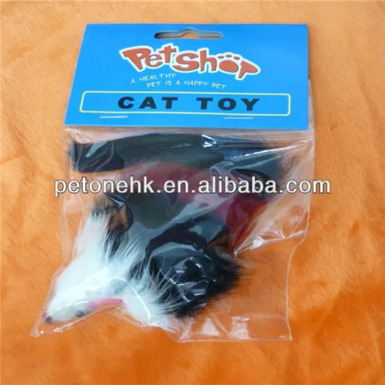 lovely black and white cat toy