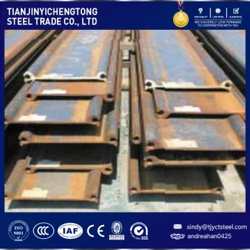 Low Price Plate-Shape Steel Sheet Pile with Sea Water Resistant