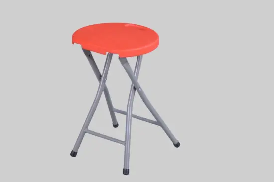 Steel Plastic Portable Round Stool Seat