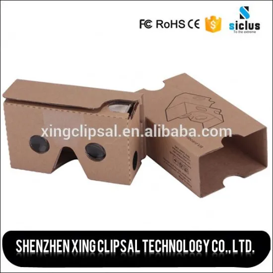 oem custom logo vr 3d cardboard glasses headsets