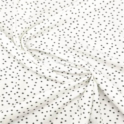 Tissu de jupe tissé à imprimé étoiles Challis Rayon fantaisie