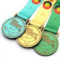 Medalhas de corrida de madeira com impulso personalizado