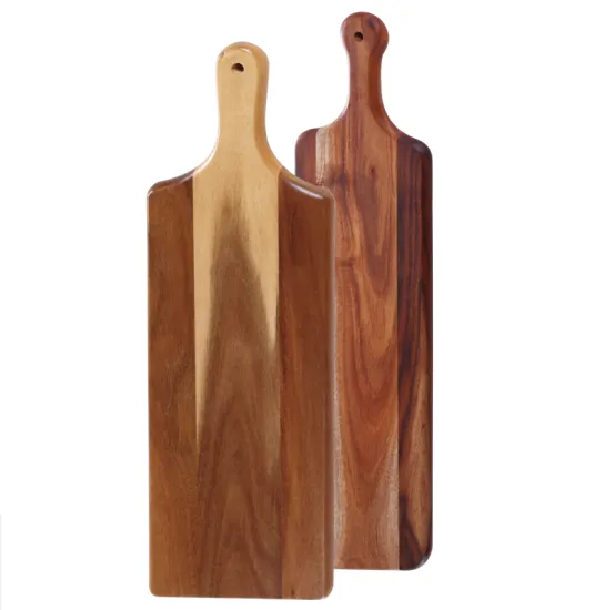 Long wooden chopping board