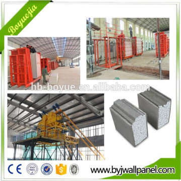 China supplier automatic precast foam concrete wall panel making machine