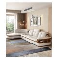 Leather sofa cowhide modern simple creative sofa