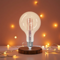 Lâmpada de filamento decorativo com luz âmbar quente regulável