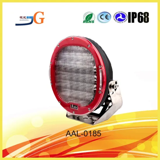 9 Inch 185W Driving Lamps 37PCS*5W Black LED Work Lights Black Red Cover SPOT BEAM Driving lamps For Offroad 4x4 Truck