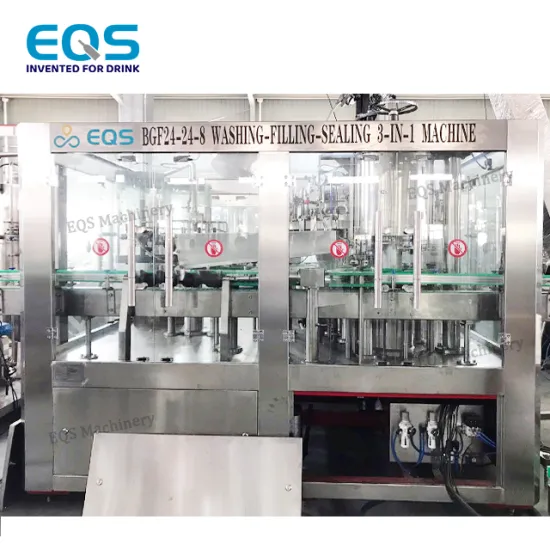 EQS Factory Price Beer Filling and Capping Machine / Bottling Plant