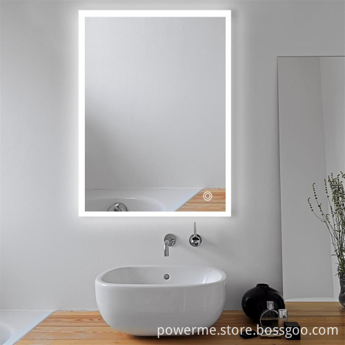 Bathroom Mirror with Lights Anti-Fog LED
