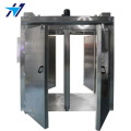 Double open front and rear stainless steel oven