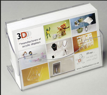 high transparency plastic brochure holder