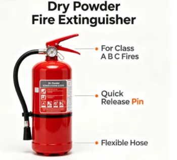 Efficient Handheld Dry Powder Extinguisher