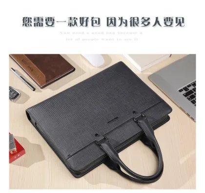Carrying business bags business briefcase handbag man