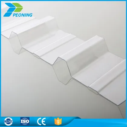 Best price Bayer material corrugated polycabonate sheet